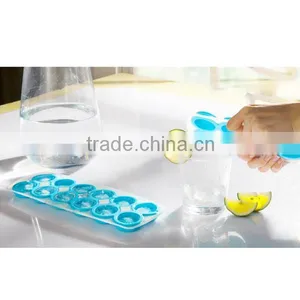 Creative 12-Cell Orange /Lemon Shaped Soft Silicone DIY Ice Cube Tray Ice Maker Jelly Pudding Mold thumbnail-3