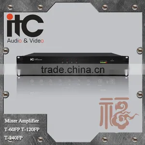 ITC FP Series 500W 4 Mic Input and 4 Line Input BGM PA Mixer Amp thumbnail-2