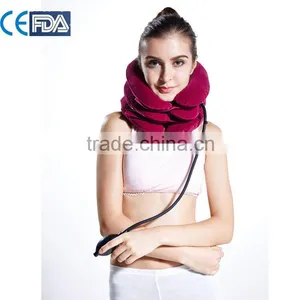 Fashion Inflatable Neck Brace Adjustable Soft Cervical Traction Neck Traction With Low Price thumbnail-5