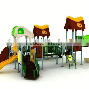 Factory Price Nursery School Kids Outdoor Plastic Slide With EN1176 TUV Certificate Approved For Sale LE.LL.006 thumbnail-1