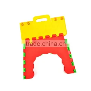 Portable Outdoor Sports Kids Chairs Folding Camping Picnic Step Stool Plastic Foldable Chair Gift for Kid thumbnail-2