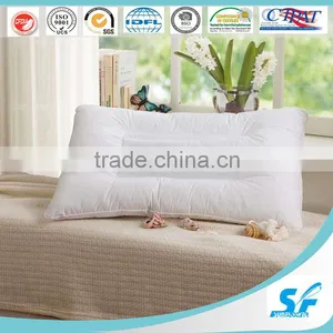 White Cotton Cover Fiber Filling Quality Cheap Pillow thumbnail-1