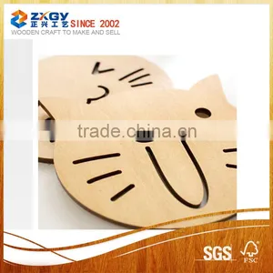 Favor Party Custom Name Wooden Tag thumbnail-1