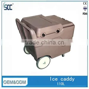 110L Plastic Ice Cool Carts, Ice Storage Carts for Cooling thumbnail-3
