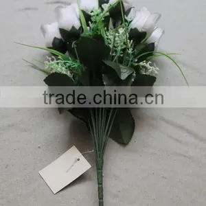 18 Heads Decoration Cheap Artificial Flower Rose Bud thumbnail-6