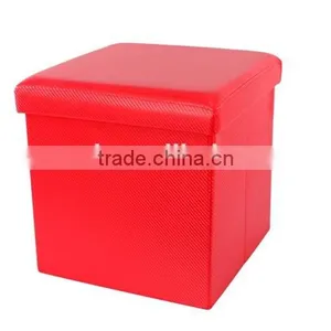 Highly Recommended Durable Light-weight Folding Storage Pouffe Ottoman thumbnail-1