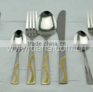 Factory Direct Qana Stainless Steel Cutlery Set thumbnail-5
