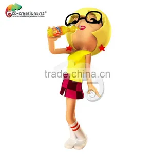 Innovative and New Product Fiberglass Mirinda Character Staute thumbnail-1