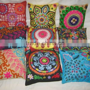 Ethnic Design Abstract Traditional Work Cotton Cushion Cover 45*45cm thumbnail-1
