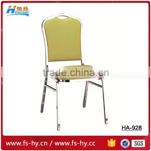 HC-928 Wholesale High Quality Brushed Stainless Steel Dining Chair Banquet Chair thumbnail-1