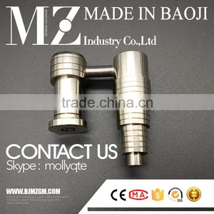 6 in 1 Size Fit 10mm 14mm 18mm Male and Female Joint Titanium E-nail thumbnail-1