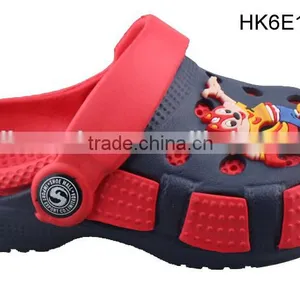 2016 Double Layer Colorful Printing Upper Kids Clogs, Anti Skiding Dots Clogs thumbnail-3
