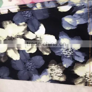 Printed Knit Denim Fabric:310gsm 44%cotton 44%polyester 11%spandex From Changzhou China thumbnail-6