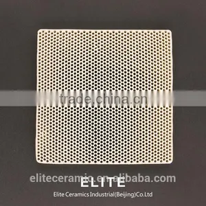 81.8*81.8*12.7 Round Hole Ceramic Filter for Grey Ductile Iron Casting , Porous Filter thumbnail-1