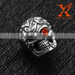 In Stock New Products Stainless Steel Jewelry Fashion Design Jewellry the Expendables Skull Ring thumbnail-1