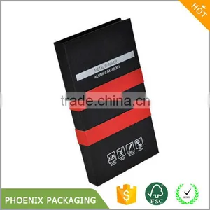 Luxury Black Matt Box With Silver Foil Stamp for IPhone Cases thumbnail-5