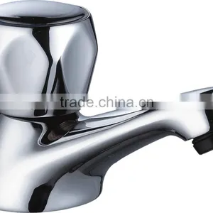Single Lever Single Hole Brass Basin Taps (Pair) thumbnail-1