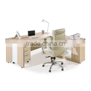 Fashionable L Shape Wooden Executive Office Table thumbnail-1