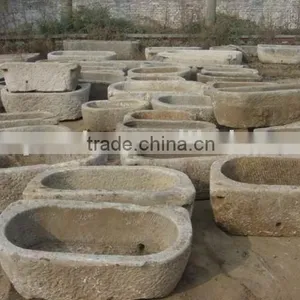 Garden Antique Old Trough With Natural Surface thumbnail-1