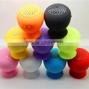Mini Mushroom Wireless Bluetooth Speaker Waterproof Silicone Sucker Hands Free Speakers For Apple & Android Devices PC Computer thumbnail-3