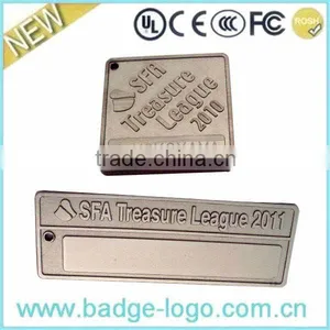 Silver Alloy Cheap Custom Logo Name Plate thumbnail-1