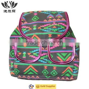 Chinese Hot Selling Unisex Boys Girls Canvas College Backpack thumbnail-2