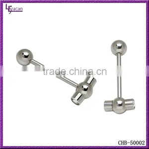 Wholesale 316L Surgical Steel Hammer Shape Vibrating Tongue Piercing thumbnail-1