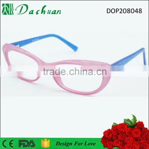 Cellulose Fake Acetate Cat Eye Shape USD 1 Cheap Optical Eyeglasses Frames thumbnail-1