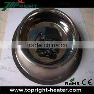 Stainless Steel Pet Heat Resistant Bowl With Electrtic Can Heating Warm thumbnail-1