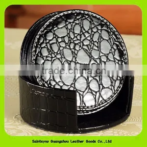 Promotion Classical Tableware Personalized Leather Cup Coasters 16031 thumbnail-1