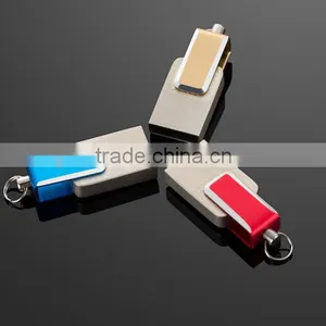 High Quality Swivel Metal Mini USB Stick,swivel Usb Storage, Twister OTG USB Memory 8GB 16GB 32GB thumbnail-2