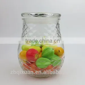 Unique Design Glass Cookie Jar With Lid thumbnail-4