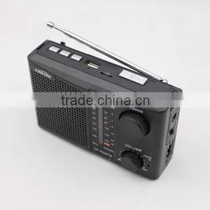 2016 Mini Radio AM FM Receiver World Universal Antenna High Quality Radio Receiver Built In Speaker thumbnail-3