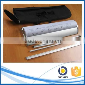 Trade Show Portable Aluminum Wide Base Roll up Banner Stand, Water Drop Roll up Stand, Wide Base Roll up Banner thumbnail-1