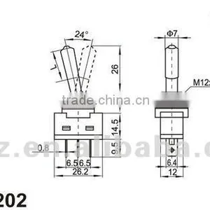 15A ON-OFF-ON Momentary Toggle Switch,toggle Switches With Metal Shake Handle thumbnail-5
