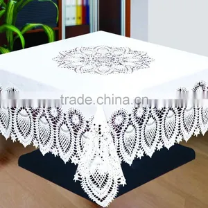 CROCHET VINYL TABLE CLOTH - ZT-314A 137x137CM thumbnail-1