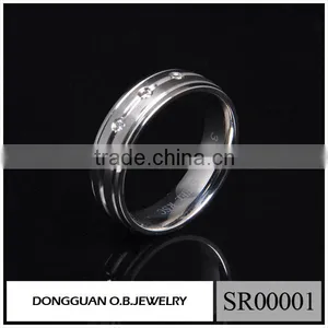 Hot Selling Men's Silver And Gold Rings Design/316L Stainless Steel Ring For Men thumbnail-1