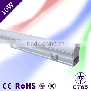 China Factory Integrated T5 LED Tube 10W With Switch High PF 100lm/w CE and Rohs t5 Led Tube thumbnail-1