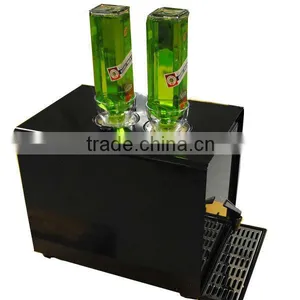 2 Bottle Liquor Liquid Wine Juice Drink Dispenser, Shot Chiller Machine LED Display With Tap Dispensing thumbnail-1