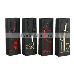 Colorful Different Types Wine Paper Bag Custom Design Gift Paper Bag thumbnail-1