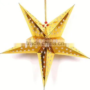 Hot Selling Star Shaped Led Paper Lantern Light thumbnail-3