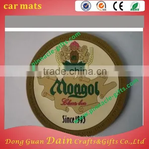 Circular Pattern Parinted With Lively High Quality Sofe Pvc Coaster thumbnail-3