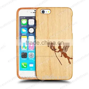Luxury Mobile Phone Case Made of Cherry Wood for Iphone 4s Case. thumbnail-3
