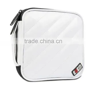 PU Leather White Square CD Bag,DVD VCD Case,Cute CD Case thumbnail-4