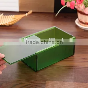 Hot Sale Rectangle Acrylic Tissue Box thumbnail-1