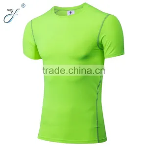 Dri Fit Men's O-neck Short Sleeve Fitness Muscle Tee Shirts thumbnail-4