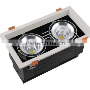 LED Double COB 80W Square High Power Recessed Downlight TEC002HGT80W thumbnail-1