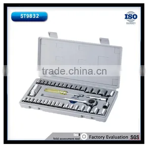 40PCS 1/4'' and 3/8'' Dr. Mini Small Ratchet Socket Set thumbnail-1