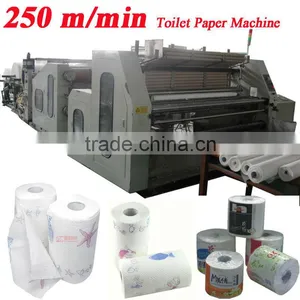 Easy Operation Embossing Peforating Laminating High Speed Automatic 1575mm Toilet Paper Rewinding Machine thumbnail-1