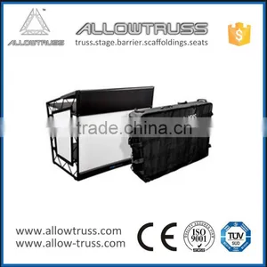 Handy Safe Aluminum DJ Adjustable Folding Table thumbnail-1